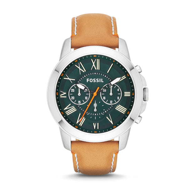 Fossil men's grant best sale