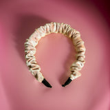 Pink Ruched Non-Slip Hairband - H05