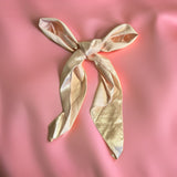 Silk Satin Hair Ribbon Light Pink - B25