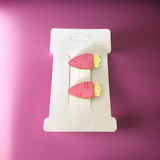 Pink Carrot Baby Clip (Set of 2) - HP-43#03