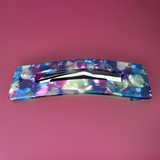 Multi Color Marbalized Jumbo Rectangle Clip - HP-37#03