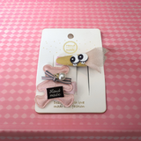 Baby Eyes + Bear Clip Pink (Set of 2) - HP-20