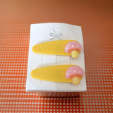 Cute Yellow Mashroom Baby Hair Clip (Set of 2) - HP-18