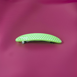 Green Polka Dot Hair Clip - HP 08