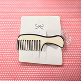 Hair Brush Clip White - HP-03#02