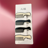 Hair Brush Clip Black + White (Set of 4) - HP-02#03