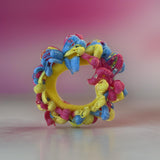 Pom Pom Pony Multi Color - P03