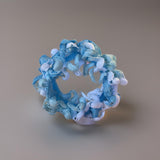 Pom Pom Pony Blue + White - P03